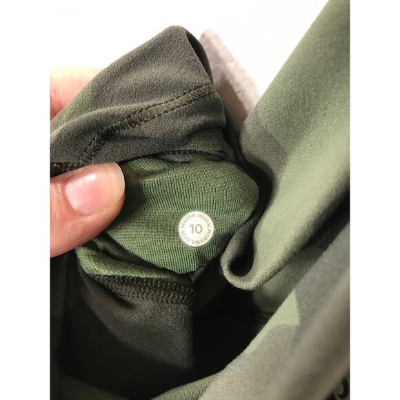 Lululemon Women's 10 Align High Rise Pant 25" Green Camo Leggings Athletic Yoga - Picture 8 of 10